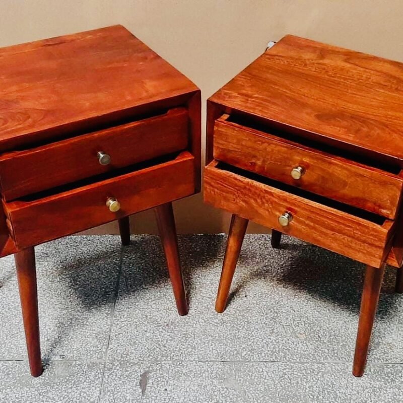 Wooden side tables